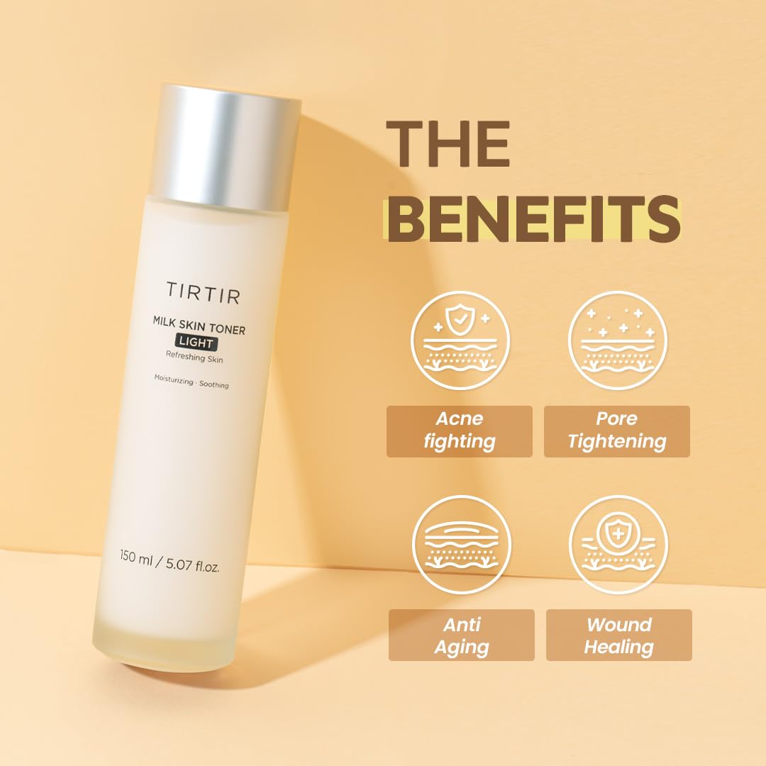 Foto 4 | Tónico Tirtir Milk Skin Light 150 Ml Con 4% De Niacinamida Vegano - Venta Internacional.