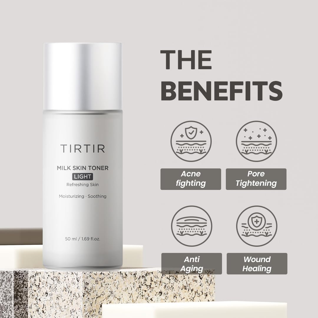 Foto 5 pulgar | Tónico Tirtir Milk Skin Light 50 Ml Con 4% De Niacinamida Vegano - Venta Internacional.