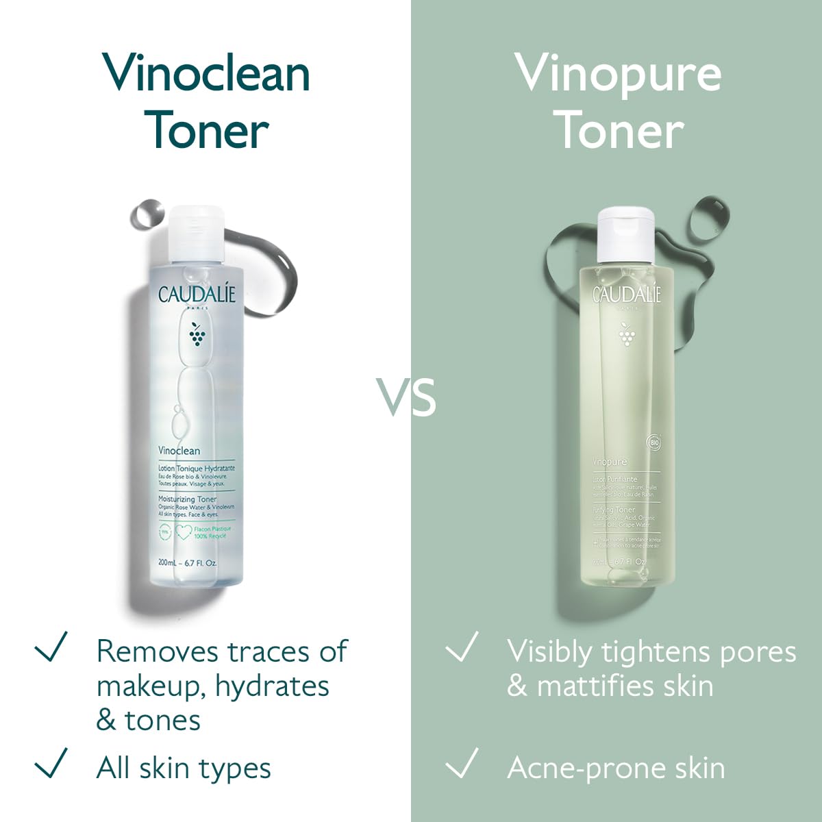 Foto 5 pulgar | Tónico Caudalie Vinopure, Ácido Salicílico Natural, 200 Ml, Poro - Venta Internacional.