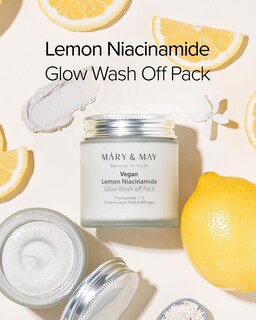 Foto 3 | Mascarilla Lavable Mary&may Lemon Niacinamide Glow 125 G 100% Vegana - Venta Internacional.