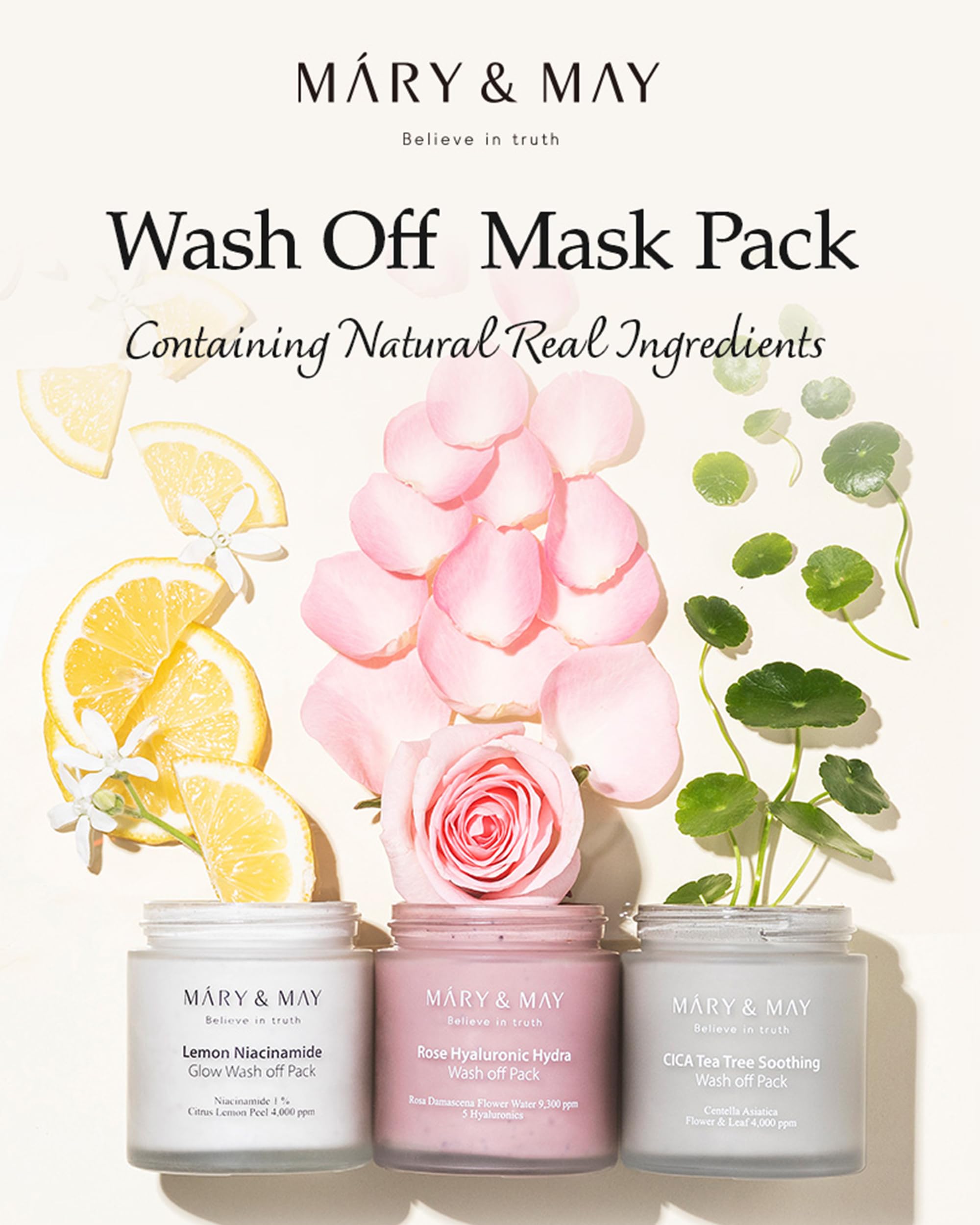 Foto 8 pulgar | Mascarilla Lavable Mary&may Lemon Niacinamide Glow 125 G 100% Vegana - Venta Internacional.