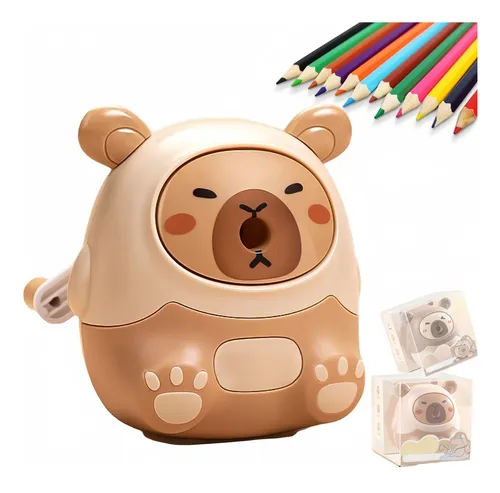 Foto 2 pulgar | Lindo Xtellar Sacapuntas Para Niños Con Forma De Capibara