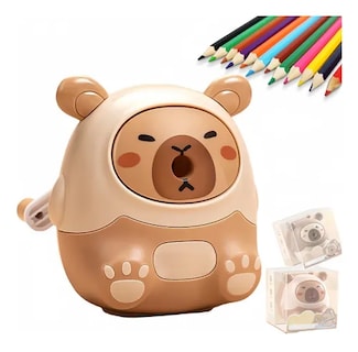 Foto 1 | Lindo Xtellar Sacapuntas Para Niños Con Forma De Capibara