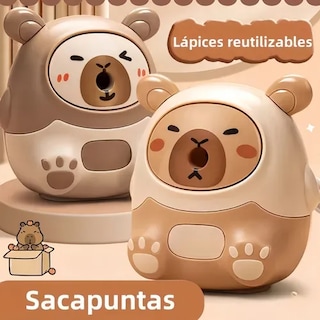 Foto 3 | Lindo Xtellar Sacapuntas Para Niños Con Forma De Capibara