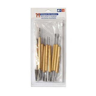 Foto 1 | Juego con 11 Estiques de Madera para Cortar y Modelar Atl