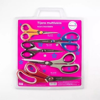 Foto 1 | Juego 5 Tijeras Acero Inox Multiusos Selanusa