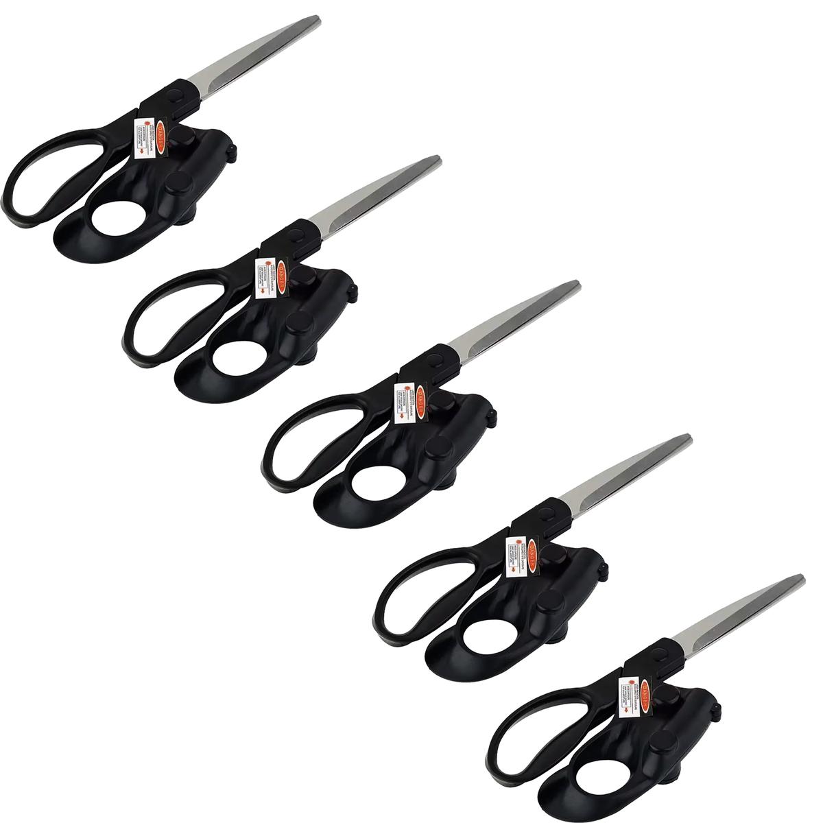 Foto 3 pulgar | Tijeras Profesionales De Corte Ventdepot Mxcdv-005 5 Piezas Negro