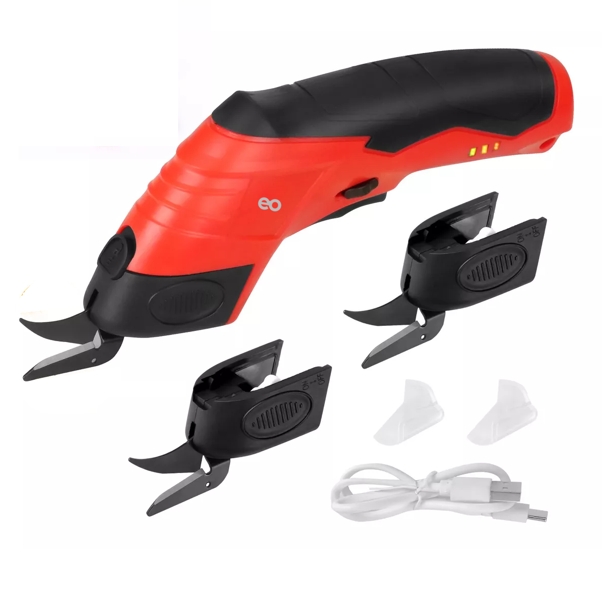Tijera Eléctrica Inalámbrica Recargable para Cortar Tela Eo Safe Imports ESI-13154-1 Multicolor