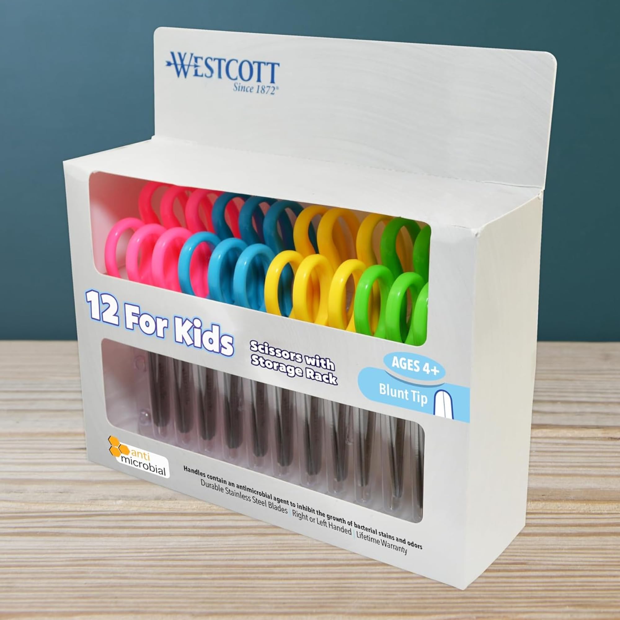 Foto 7 pulgar | Tijeras Westcott 14871 Para Niños De 4 A 8 Años, Punta Roma, 13 Cm, Paquete De 12 - Venta Internacional.