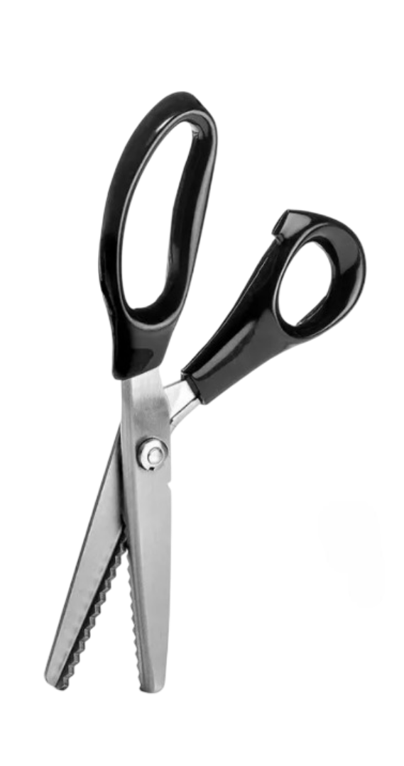 Xtellar Tijeras Sastre Premium  Corte Zigzag Ideal Para Tejidos & Artesanía  Acero Inoxidable
