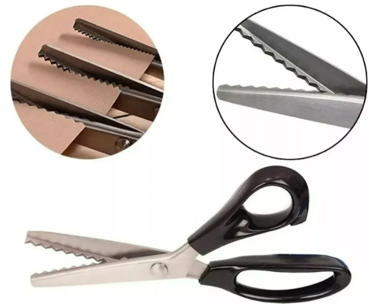 Foto 3 pulgar | Xtellar Tijeras Sastre Premium  Corte Zigzag Ideal Para Tejidos & Artesanía  Acero Inoxidable