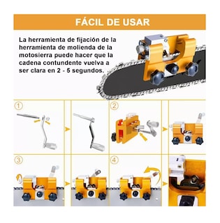 Foto 3 | Afilador de Cadena BELUG de Motosierra color Naranja
