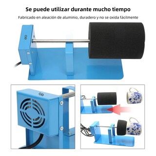 Foto 2 | Girador Volteador Para Manualidades De Vasos Tazas Y Botella Eo Safe Imports Esi-19794 Azul