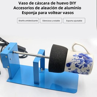 Foto 3 | Girador Volteador Para Manualidades De Vasos Tazas Y Botella Eo Safe Imports Esi-19794 Azul