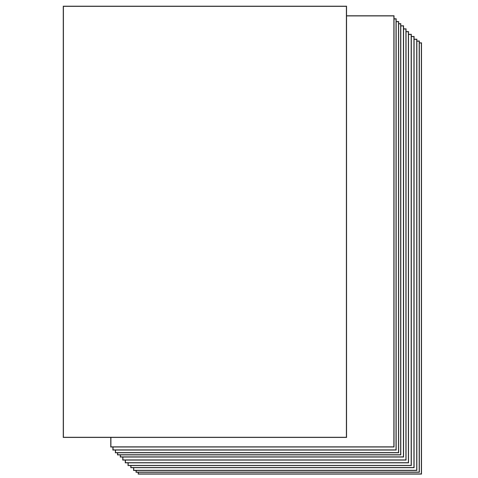 Foto 2 pulgar | 100 Hojas De Cartulina Blanca, Cartulina Ohuhu, 11 X 17, Ecológica, Papel De Impresora Legal Para Ha - Venta Interna