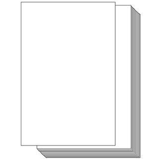 Foto 1 | 100 Hojas De Cartulina Blanca, Cartulina Ohuhu, 11 X 17, Ecológica, Papel De Impresora Legal Para Ha - Venta Interna