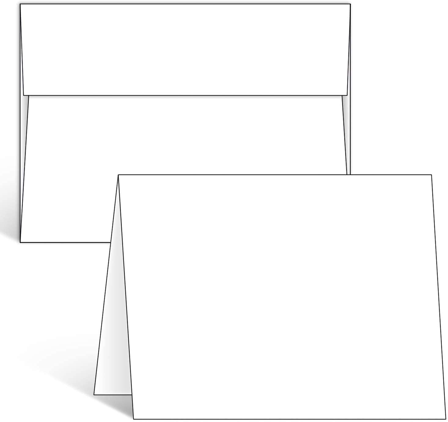Foto 2 pulgar | Paquete De 100 Tarjetas Y Sobres En Blanco Ohuhu, 10 X 15 Cm - Venta Internacional.