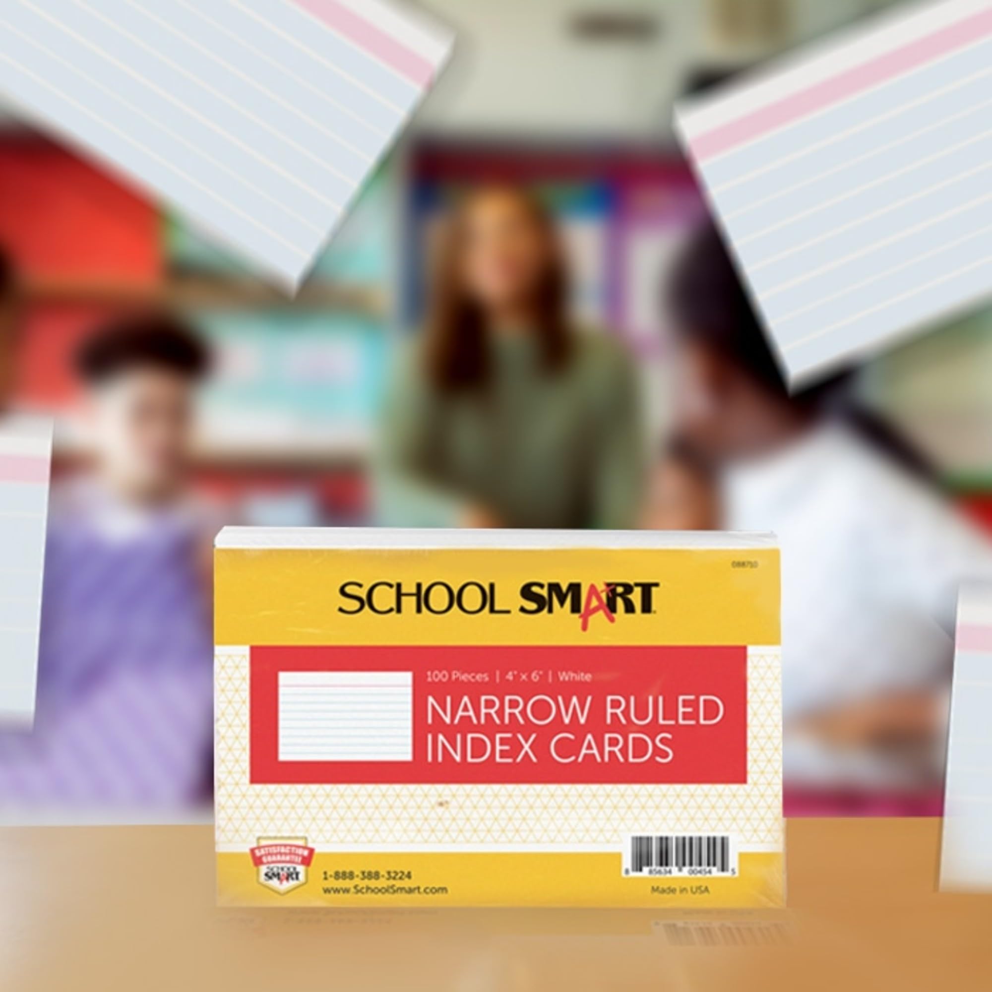 Foto 4 pulgar | Index Cards School Smart Ruled, Blancas, 3 X 5 Pulgadas, Paquete De 100 - Venta Internacional.