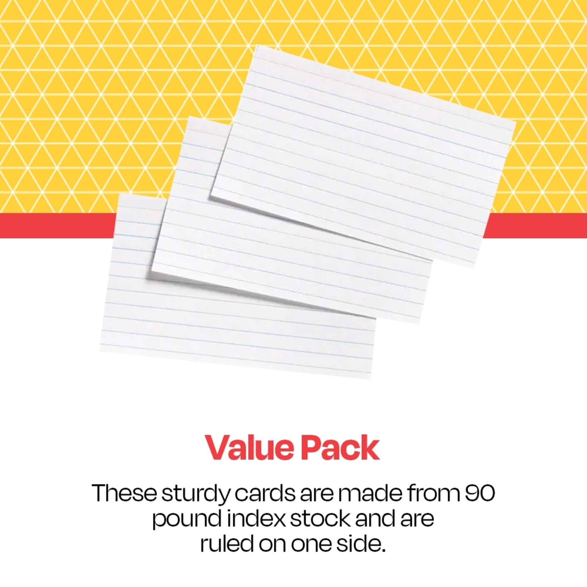 Foto 5 pulgar | Index Cards School Smart Ruled, Blancas, 3 X 5 Pulgadas, Paquete De 100 - Venta Internacional.