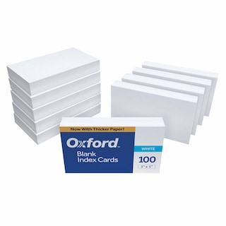 Foto 1 | Index Cards Oxford 30 (1000 Unidades) 3 X 5 Cm 1000 Tarjetas Blancas - Venta Internacional.