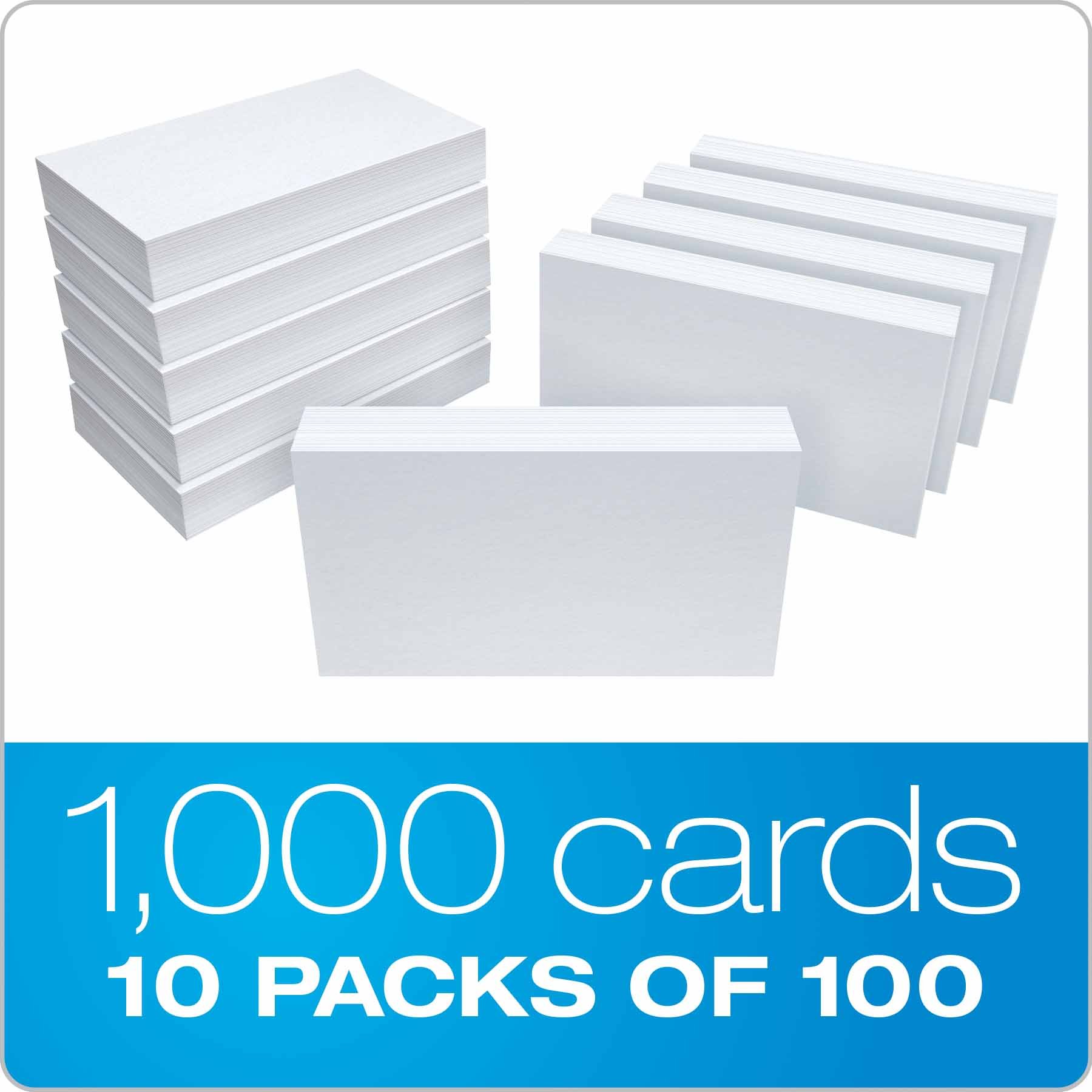 Foto 5 pulgar | Index Cards Oxford 30 (1000 Unidades)  3 X 5 Cm  1000 Tarjetas Blancas - Venta Internacional.