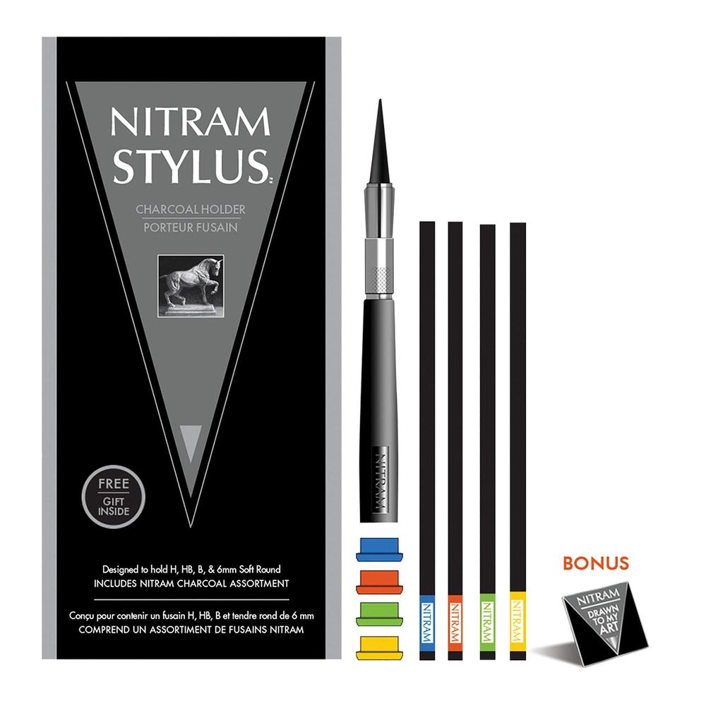 Kit de Barras de Carbón y Soporte Stylus Nitram