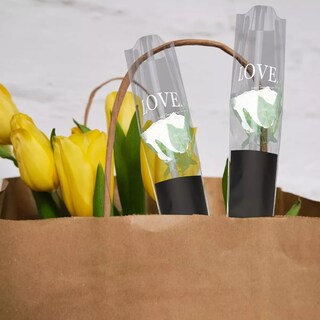 Foto 5 | 600 Pliegos Papel Celofán Decorativo, Ramos, Arreglos Flores Negro