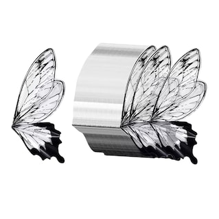 Foto 1 | Papel Mariposa Celofán Coreano Para Ramos De Flores 40 Pzs Negro