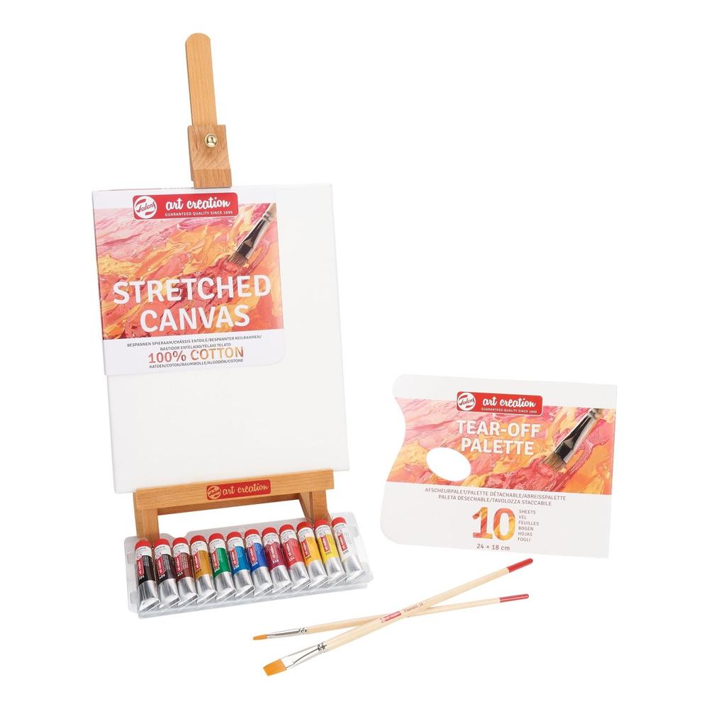 Foto 1 | Kit Basico De Pintura Al Oleo + Caballete Art Creation