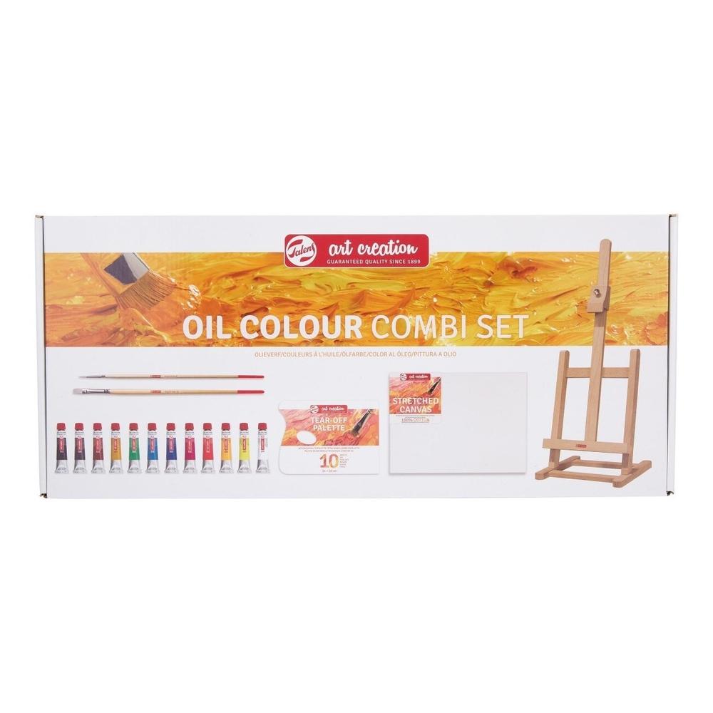 Foto 2 | Kit Basico De Pintura Al Oleo + Caballete Art Creation