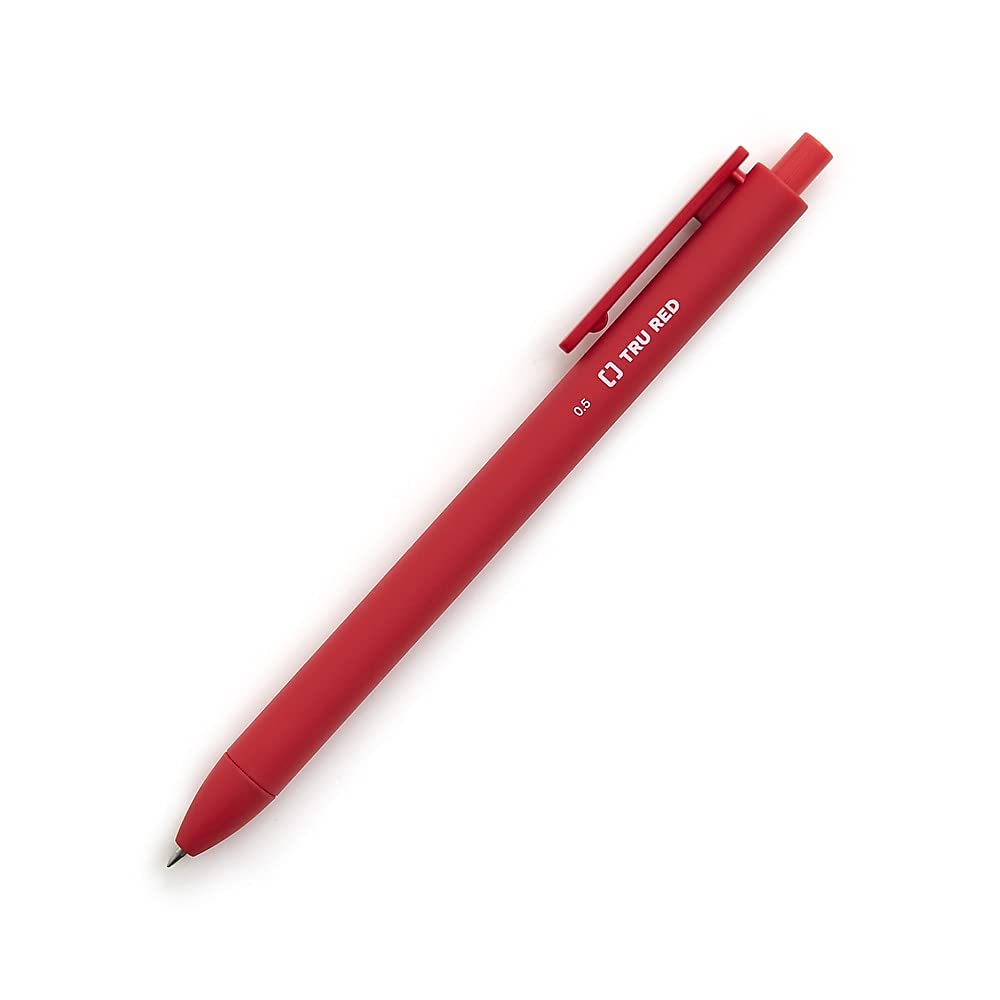 Foto 2 | Bolígrafos De Gel Staples Tru Red, Retráctiles, De Secado Rápido, Finos, 0,5 Mm, 12 Unidades - Venta Internacional.