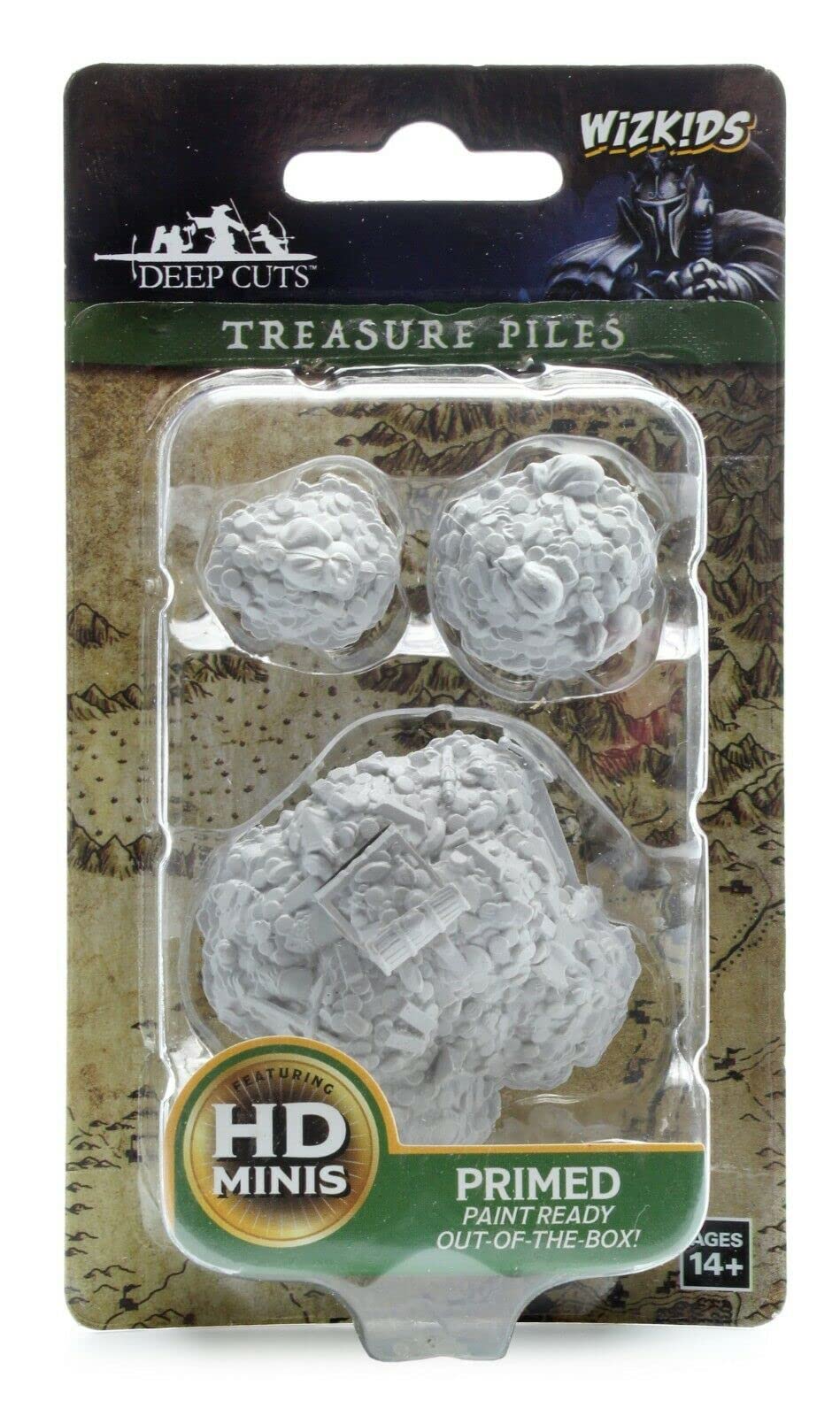 Montones De Tesoros Sin Pintar De Miniatures Terrain Wizkids Deep Cuts - Venta Internacional.