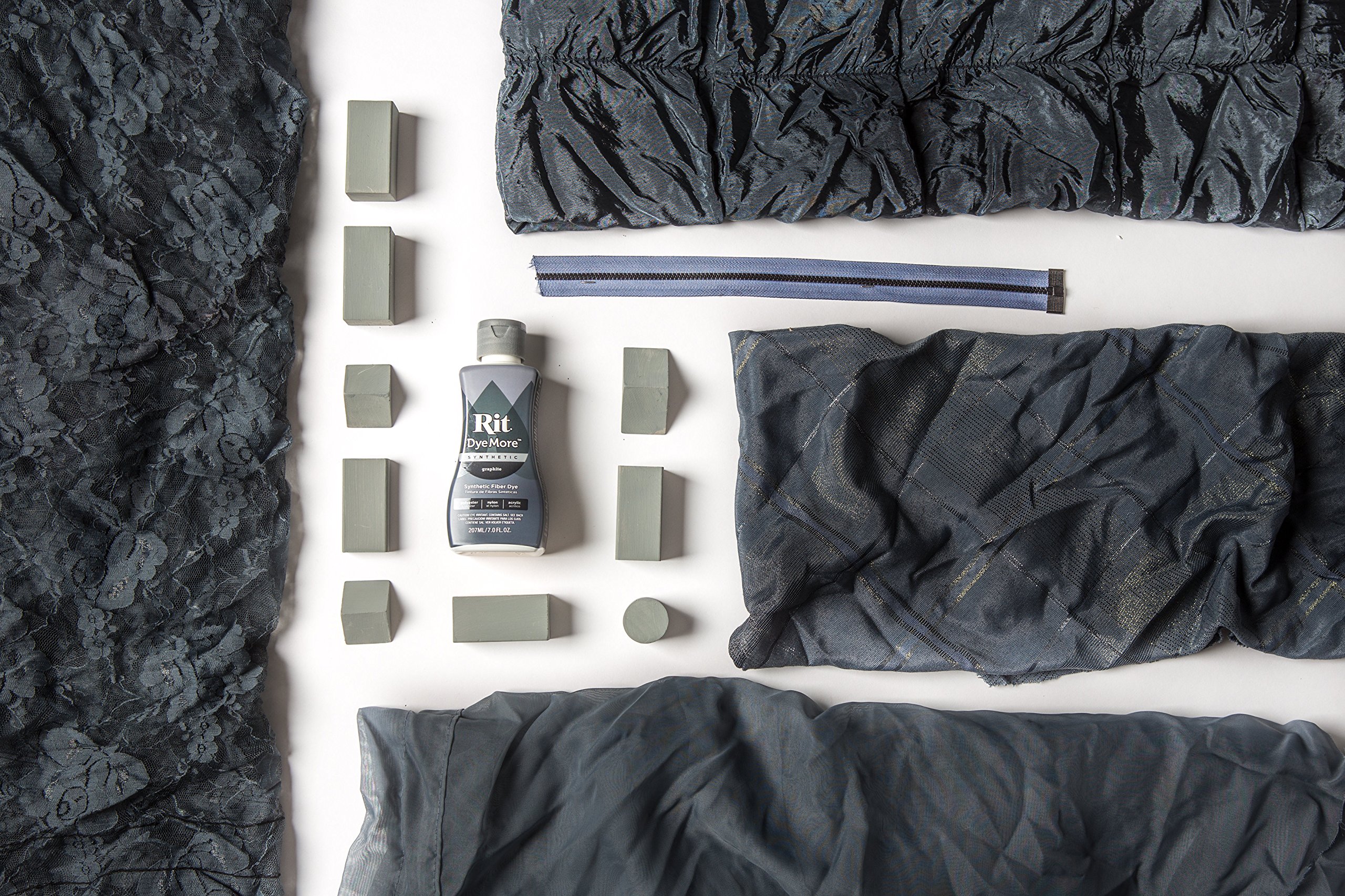 Foto 2 | Tinte Líquido Rit Dyemore Graphite 200 Ml Para Tela Sintética - Venta Internacional.