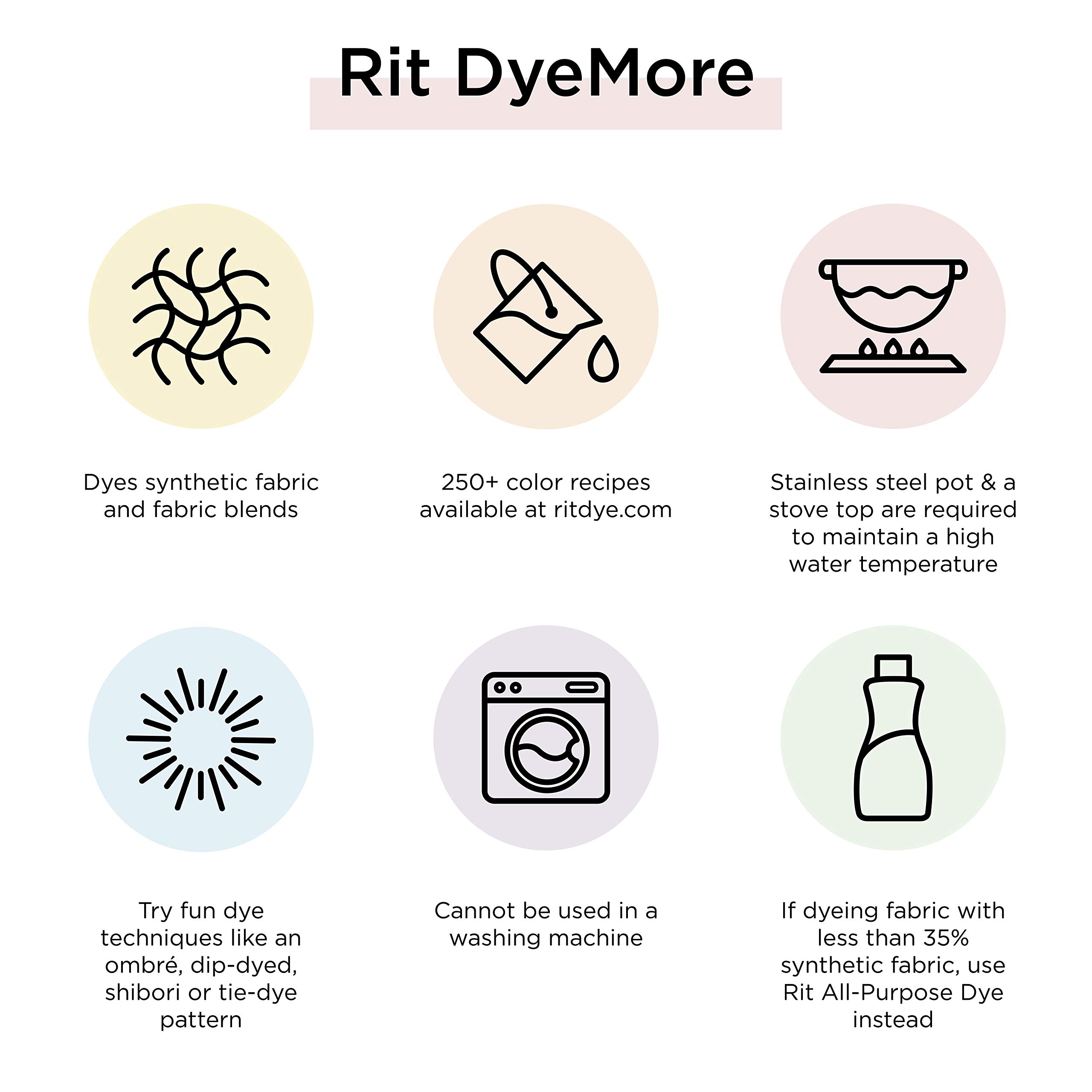 Foto 7 | Tinte Líquido Rit Dyemore Graphite 200 Ml Para Tela Sintética - Venta Internacional.
