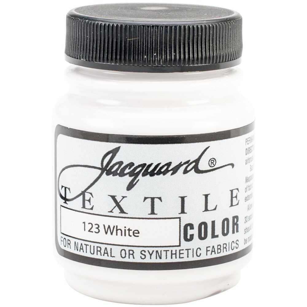 Pintura Textil Jacquard, Color Blanco, 70 Ml, Para Ropa - Venta Internacional. $371