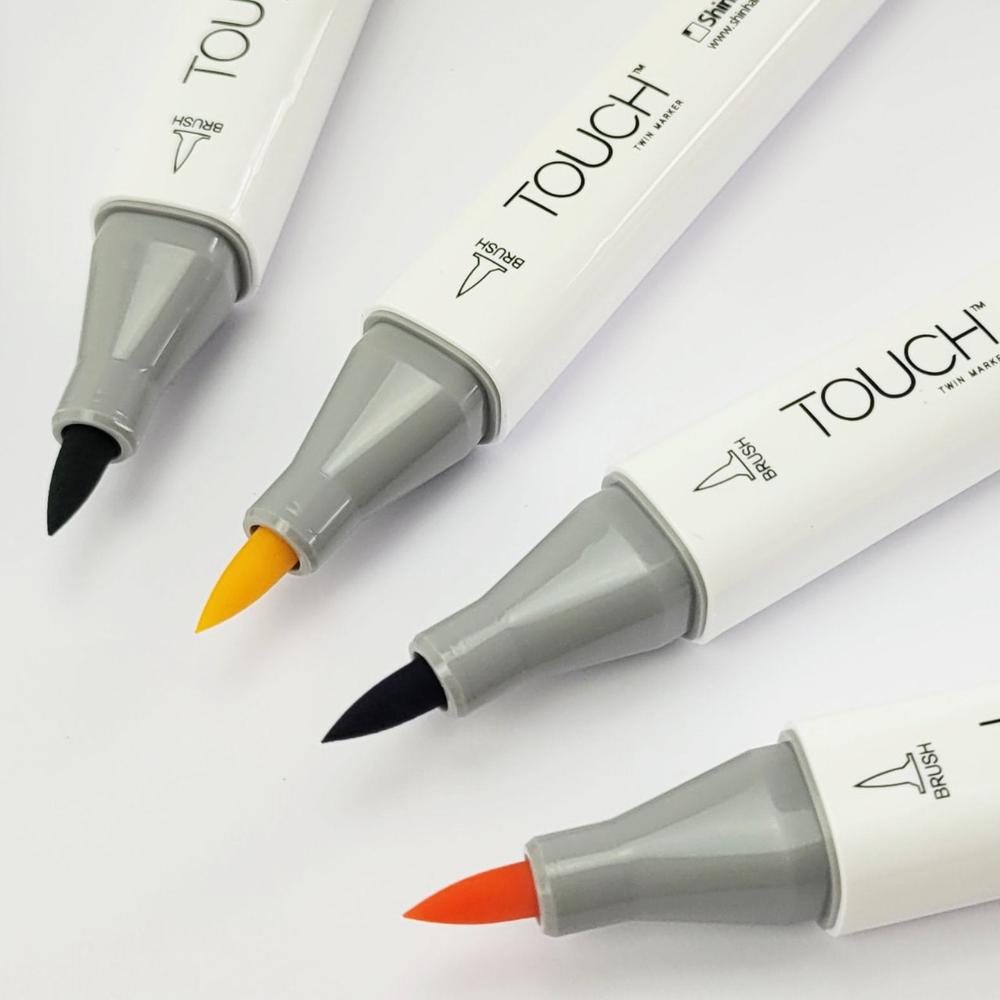 Foto 4 | Marcadores Gama 2 Touch Brush Shinhan Precisión y Versatilidad para Artistas y Diseñadores