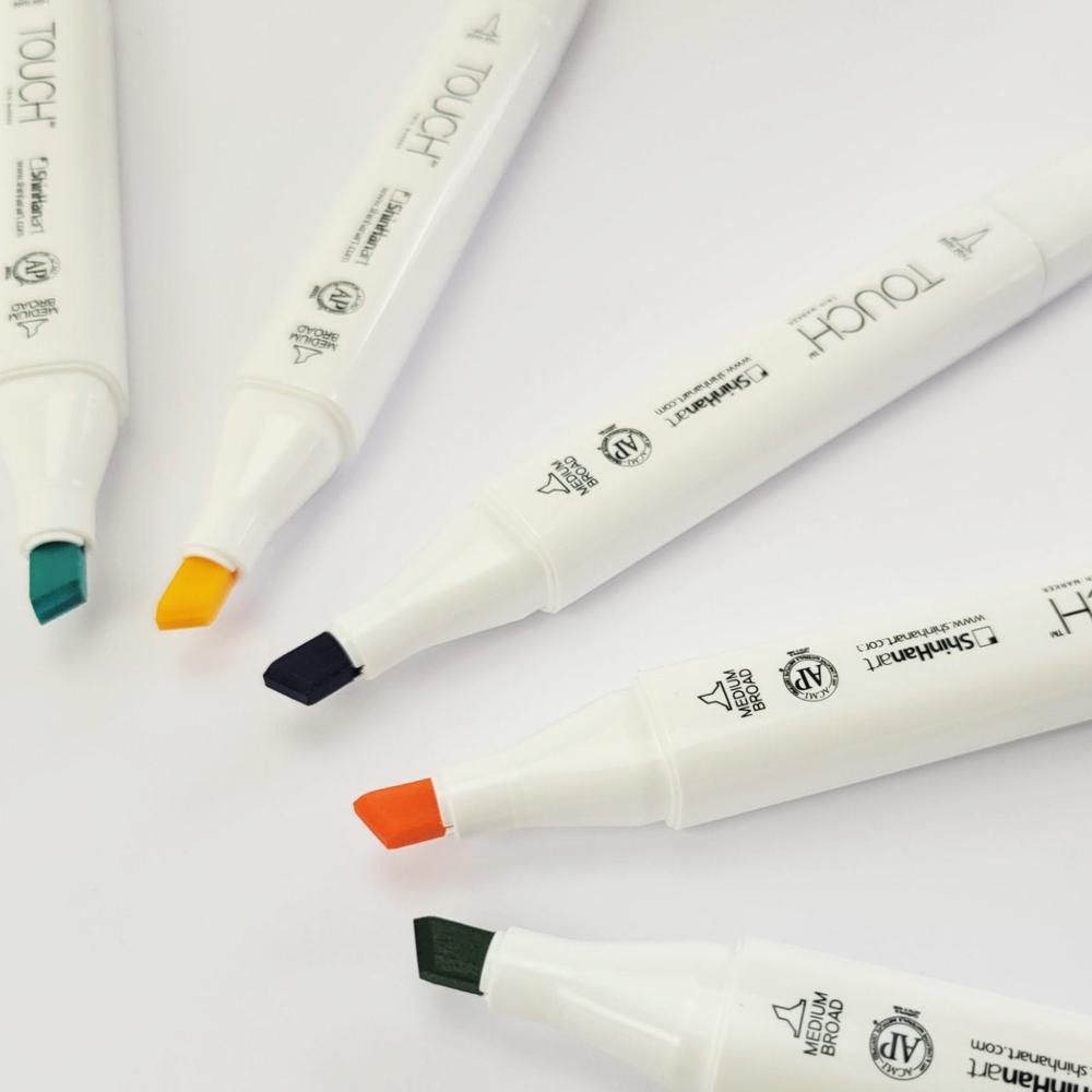 Foto 4 pulgar | Marcadores Gama 2 Touch Brush Shinhan