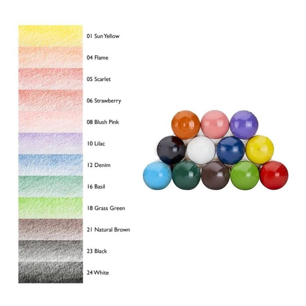 Foto 4 pulgar | Estuche de 12 Lápices de Colores Chromaflow Pigment Derwent