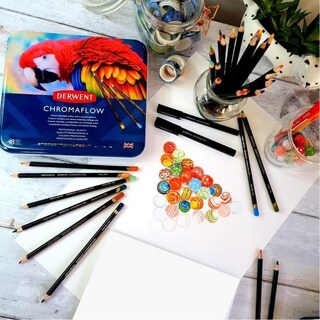 Foto 8 | Estuche de 48 Lápices de Colores Derwent Chromaflow Pigment Derwent