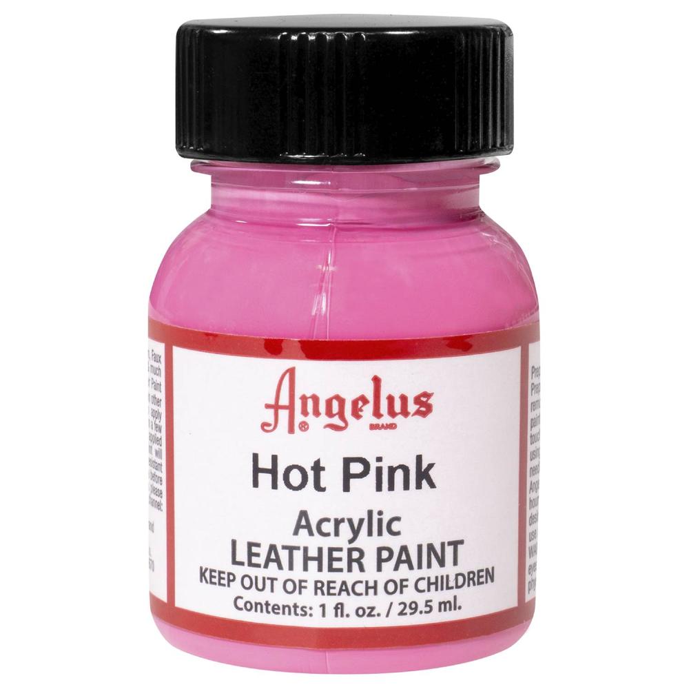 Foto 2 pulgar | Pintura Angelus para Cuero Hot Pink 29.5ml