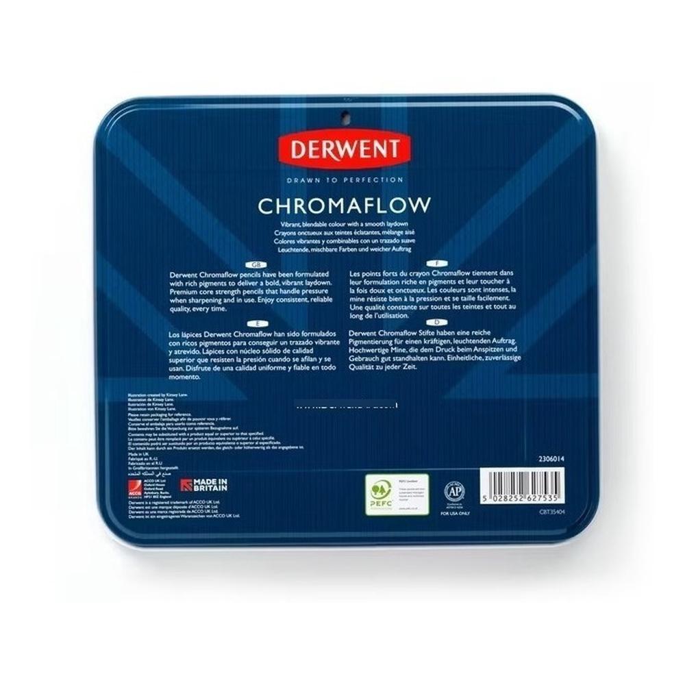Foto 5 | Estuche con 72 Lápices de Colores Derwent Chromaflow Pigmentderwent