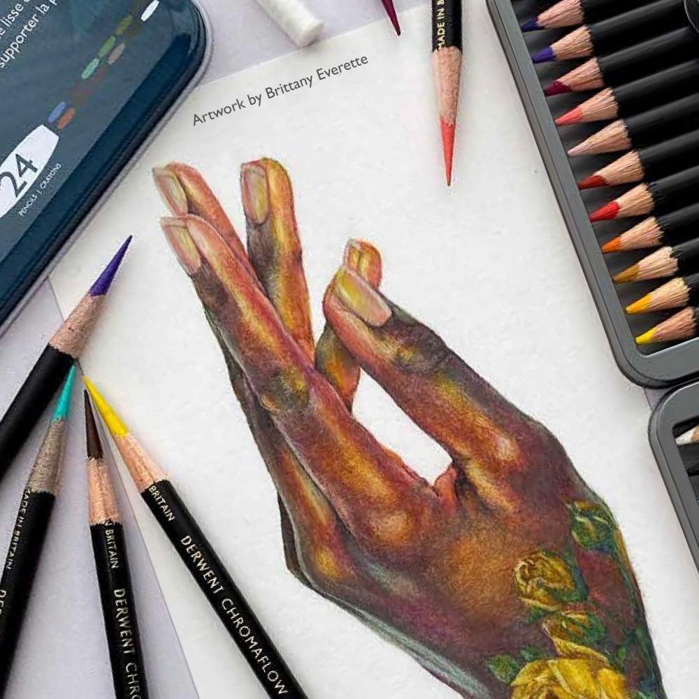 Foto 7 | Estuche con 72 Lápices de Colores Derwent Chromaflow Pigmentderwent