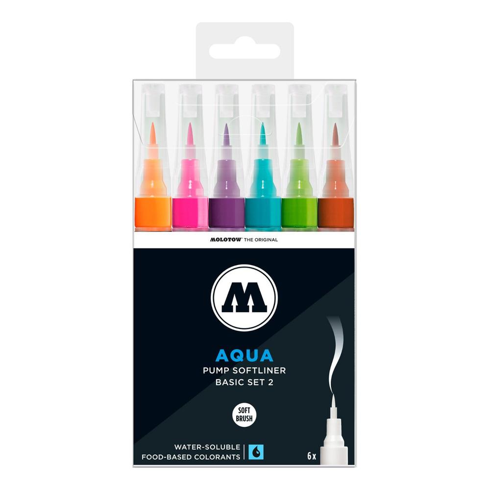 Foto 1 | Set Con Marcadores Acuarelables Aqua Ink 1mm Molotow