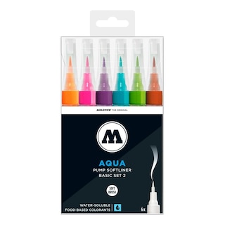 Foto 1 | Set Con Marcadores Acuarelables Aqua Ink 1mm Molotow