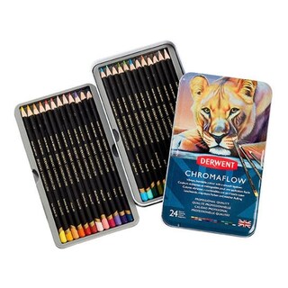 Foto 3 | Lápices de Colores Chromaflow Pigment Derwent 24 Piezas