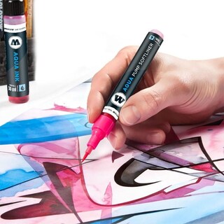 Foto 3 | Set Con 6 Marcadores Acuarelables Aqua Ink 1mm Molotow