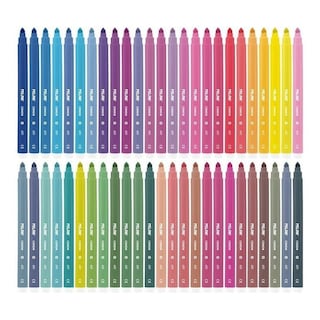 Foto 3 | Estuche Con 50 Plumones De Colores Punta Cónica 5mm Milan