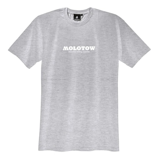 Foto 1 | Playera Básica Gris T-m Para Hombre Molotow Molotow