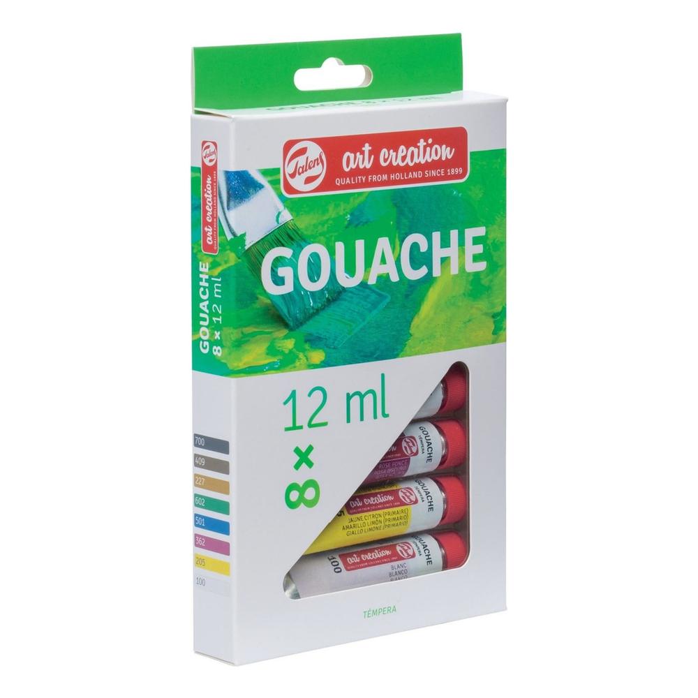 Foto 2 pulgar | Set De Pintura Gouache 8 Colores 12ml C/u Art Creation