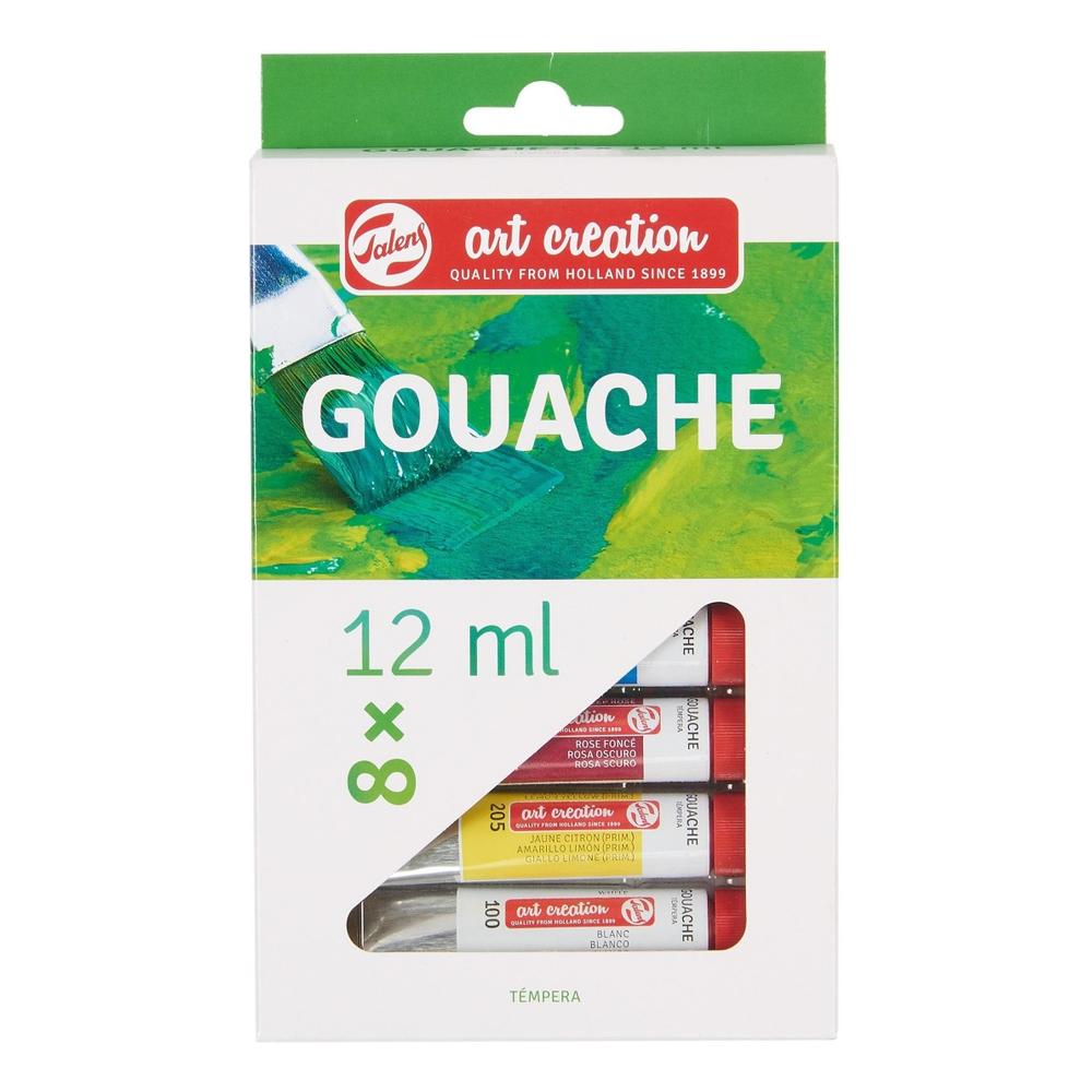 Foto 5 pulgar | Set De Pintura Gouache 8 Colores 12ml C/u Art Creation